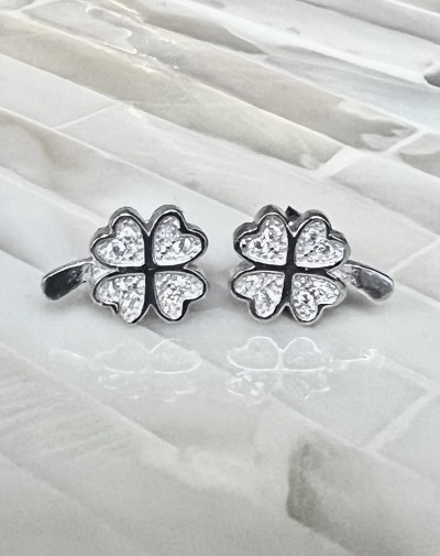 good luck gift, shamrock, earrings