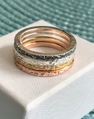 Mixed Metal Stacking Rings-