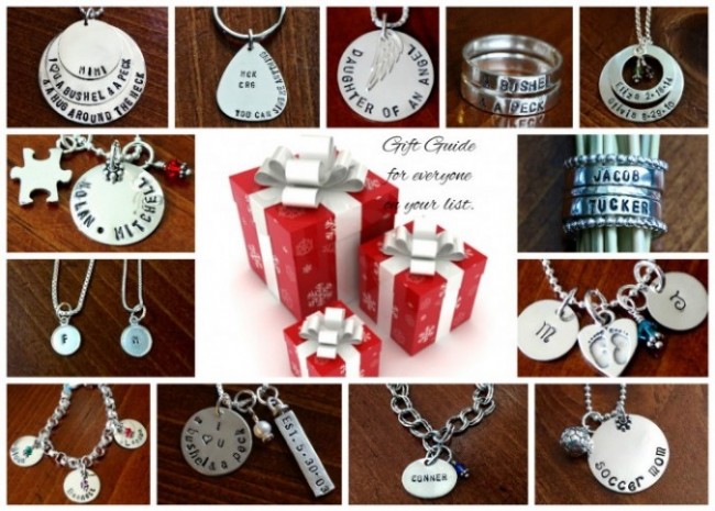 hand stamped jewelry sale