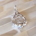 Claddagh charm- Irish Jewelry- St. Patricks Day
