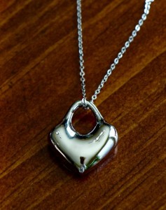 Heart Silver Necklace Couples Jewelry
