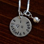 I love you a bushel and a peck necklace