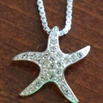 Starfish Necklace- Beach Jewelry- Bridal wedding
