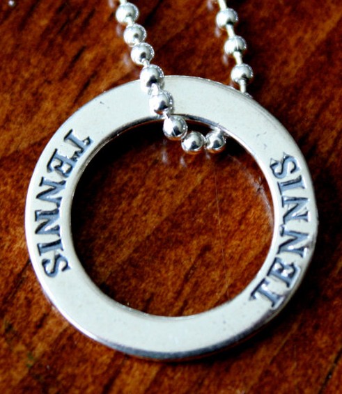 Tennis Necklace tennis player gift