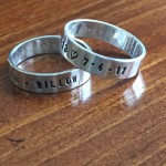 Mens personalized dad ring kids names