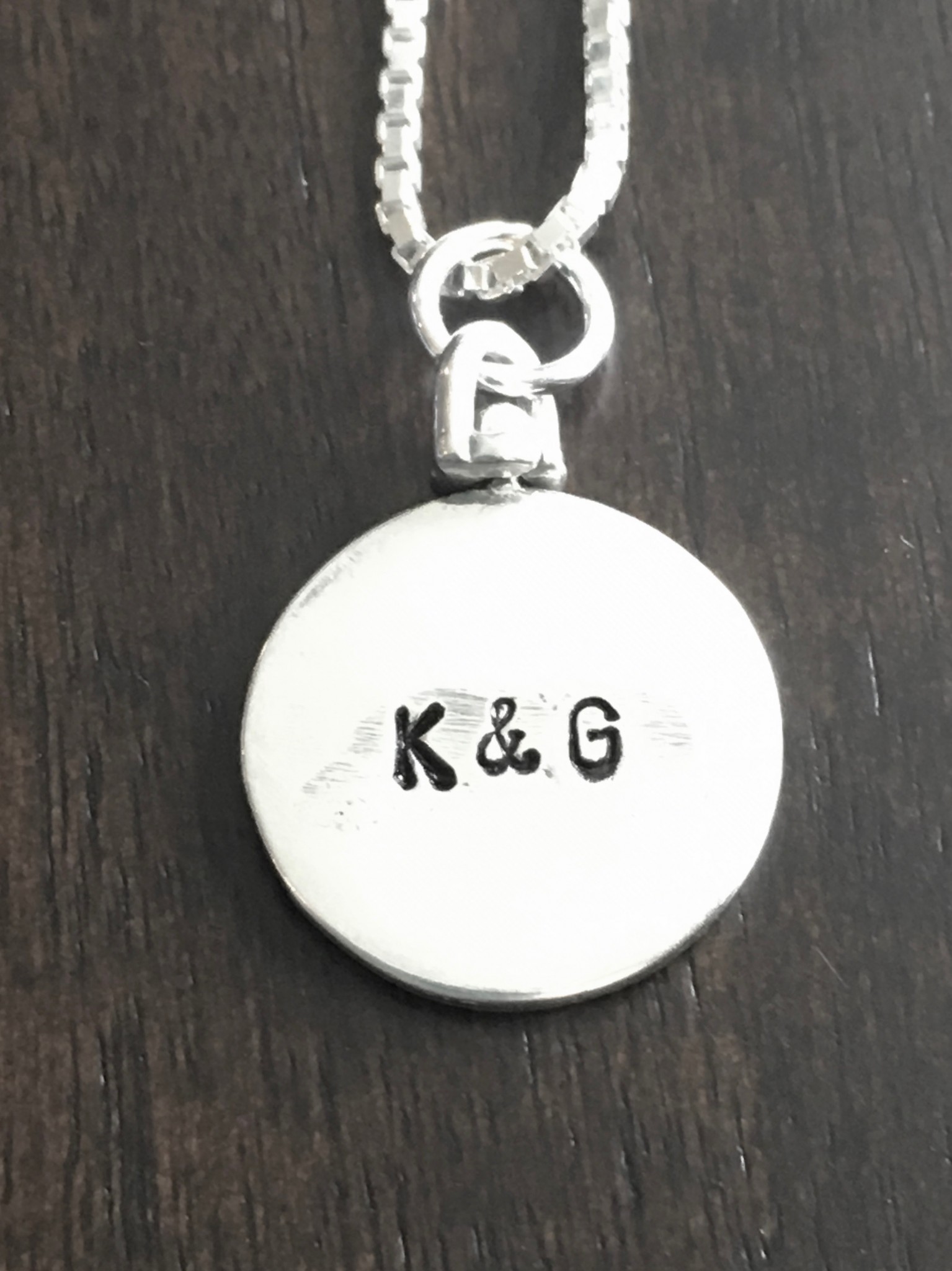 Anniversary Wedding Personalized Necklace- Bridal gift