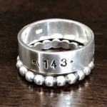 143 I love you ring personalized gift