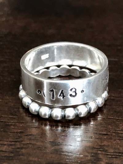 143 I love you ring personalized gift