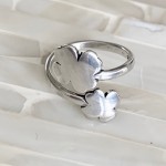 good luck clover ring gift