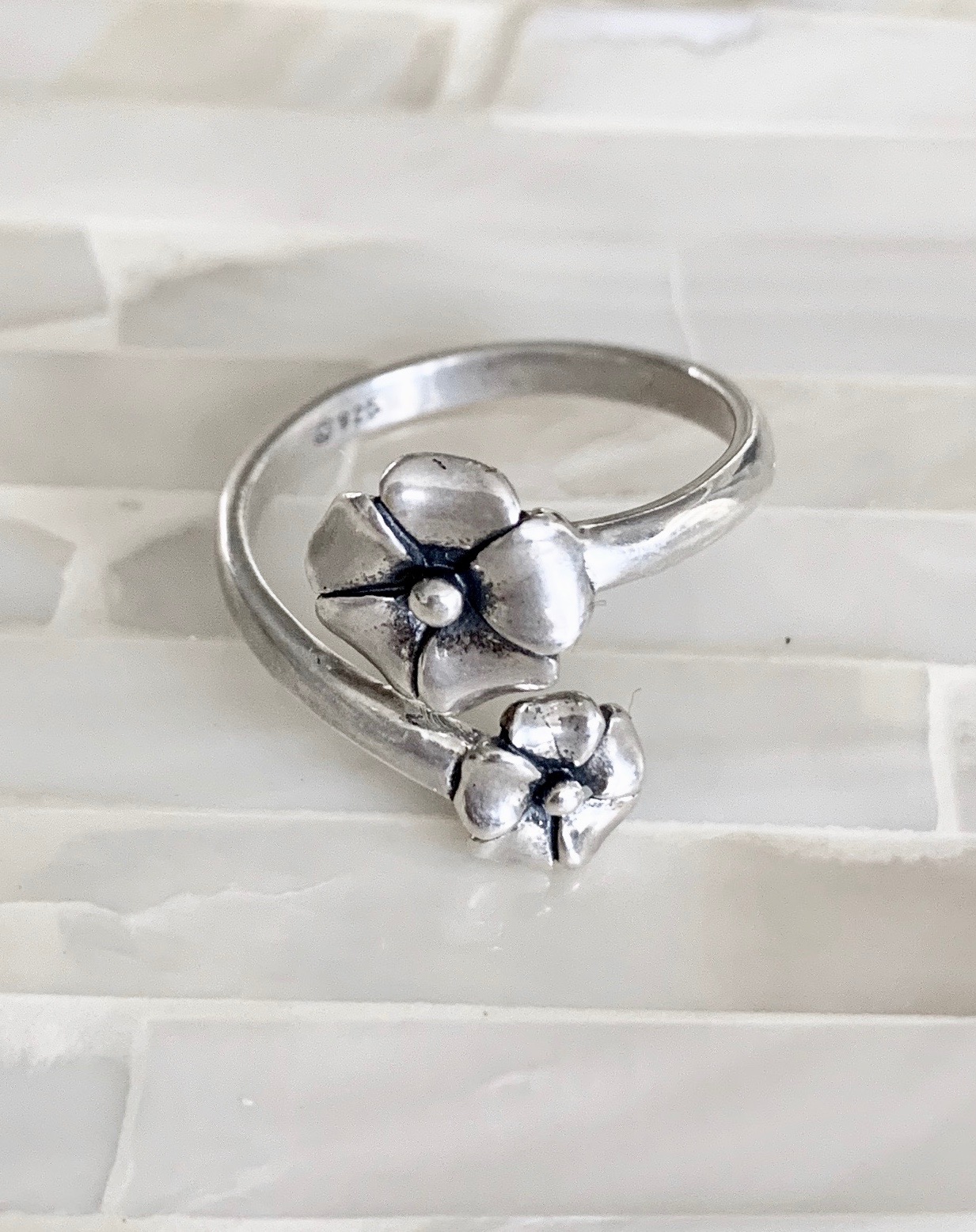 Flower Ring romantic jewelry gift kandsimpressions