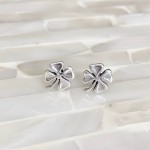 shamrock earrings, Irish jewelry gift
