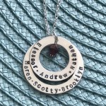grandma necklace- kids name- childs name