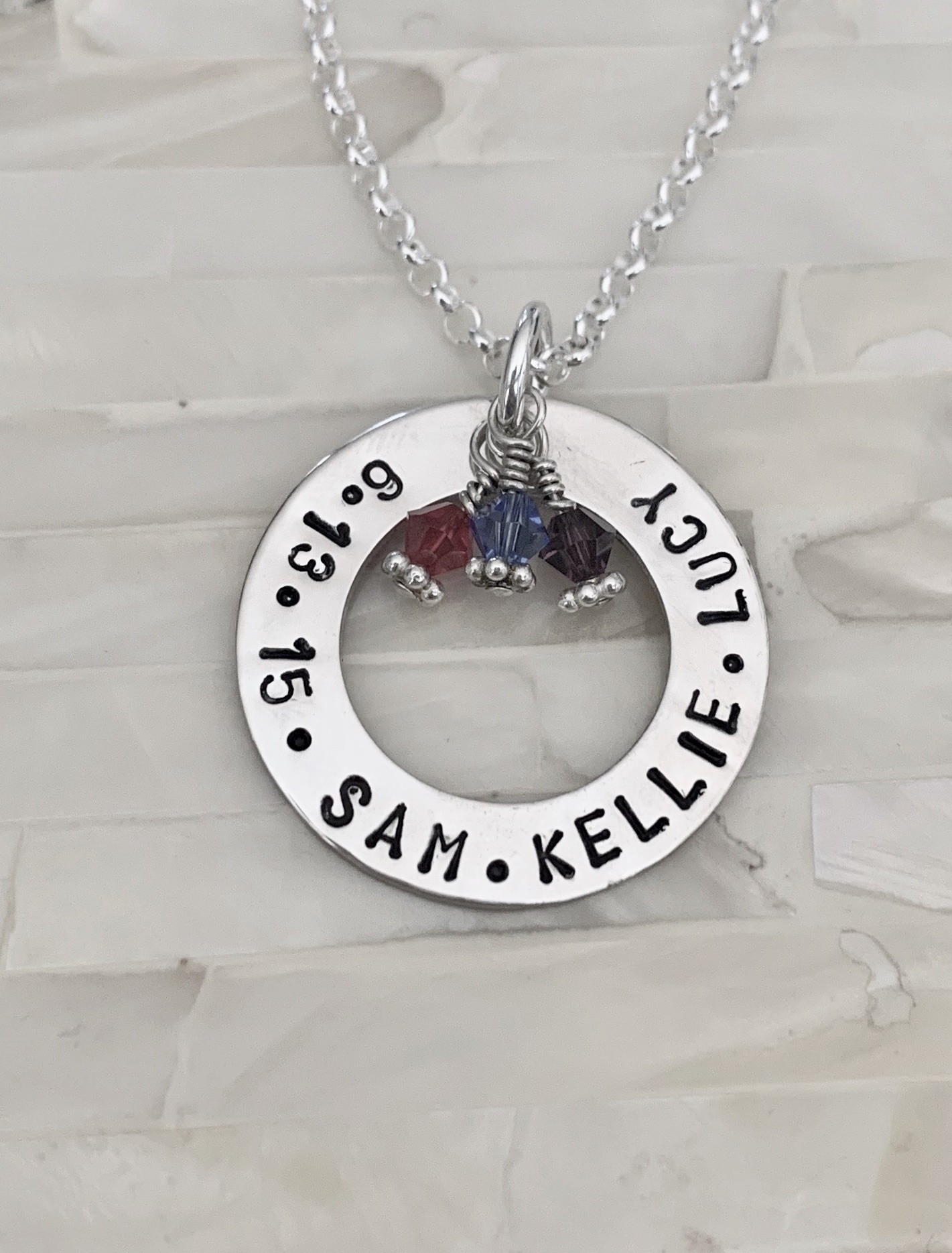 gift for mom, anniversary date, child name