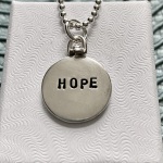 inspirational necklace gift- sobriety, NEDA