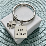 anniversary gift- Irish, clover keychain