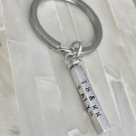 Couples Anniversary Personalized Keychain Gift- Wedding- Couples