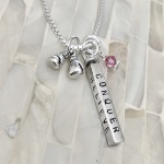 fight cancer, addiction, boxing glove necklace