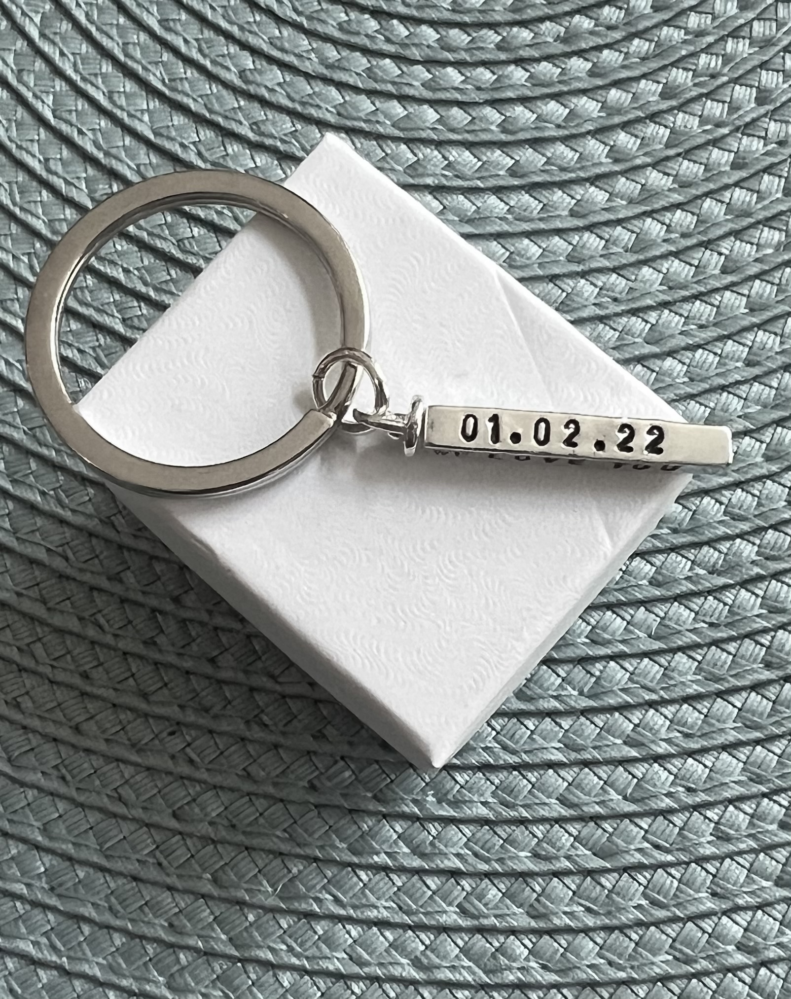Recovery date- Anniversary date- Graduation date personalized keychain