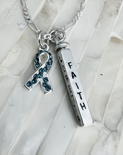 ovarian cancer awareness necklace
