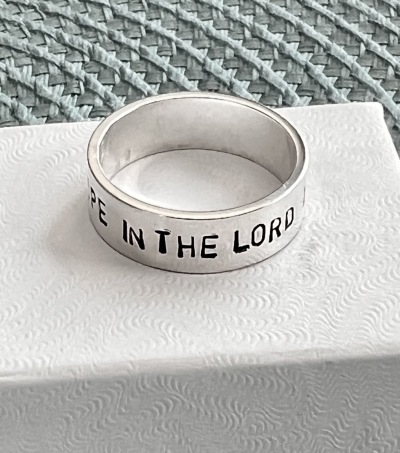 faith ring personalized religious gift