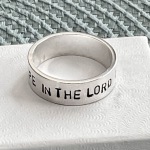 faith ring personalized religious gift